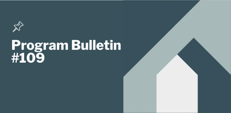 Program Bulletin #109